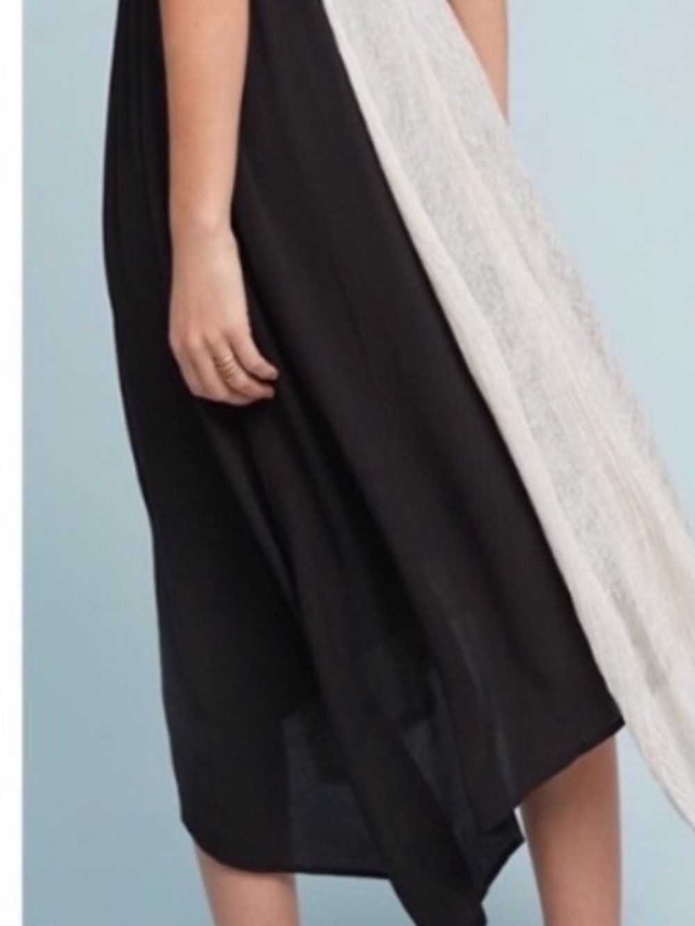Anthropologie Maeve Elisabell
Colorblock One Shoulder Asymmetrical
Midi Dress S - Picture 3 of 15